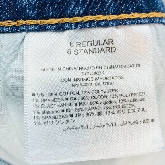 Old Navy Womens Original Mid Rise Skinny Jean Stretch Denim Med Wash Size 6 Reg - Picture 7 of 12